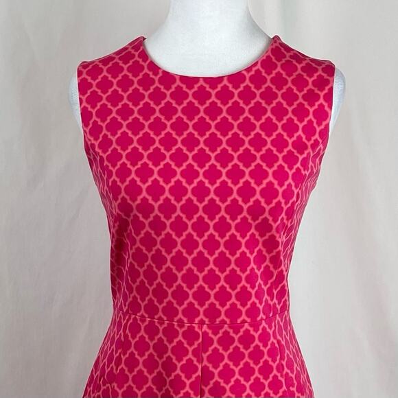 Lands’ End Pink Sheath Office Career Feminine Sheath Dress Size 10 - Picture 3 of 14